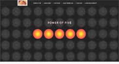 Desktop Screenshot of powerof5.com